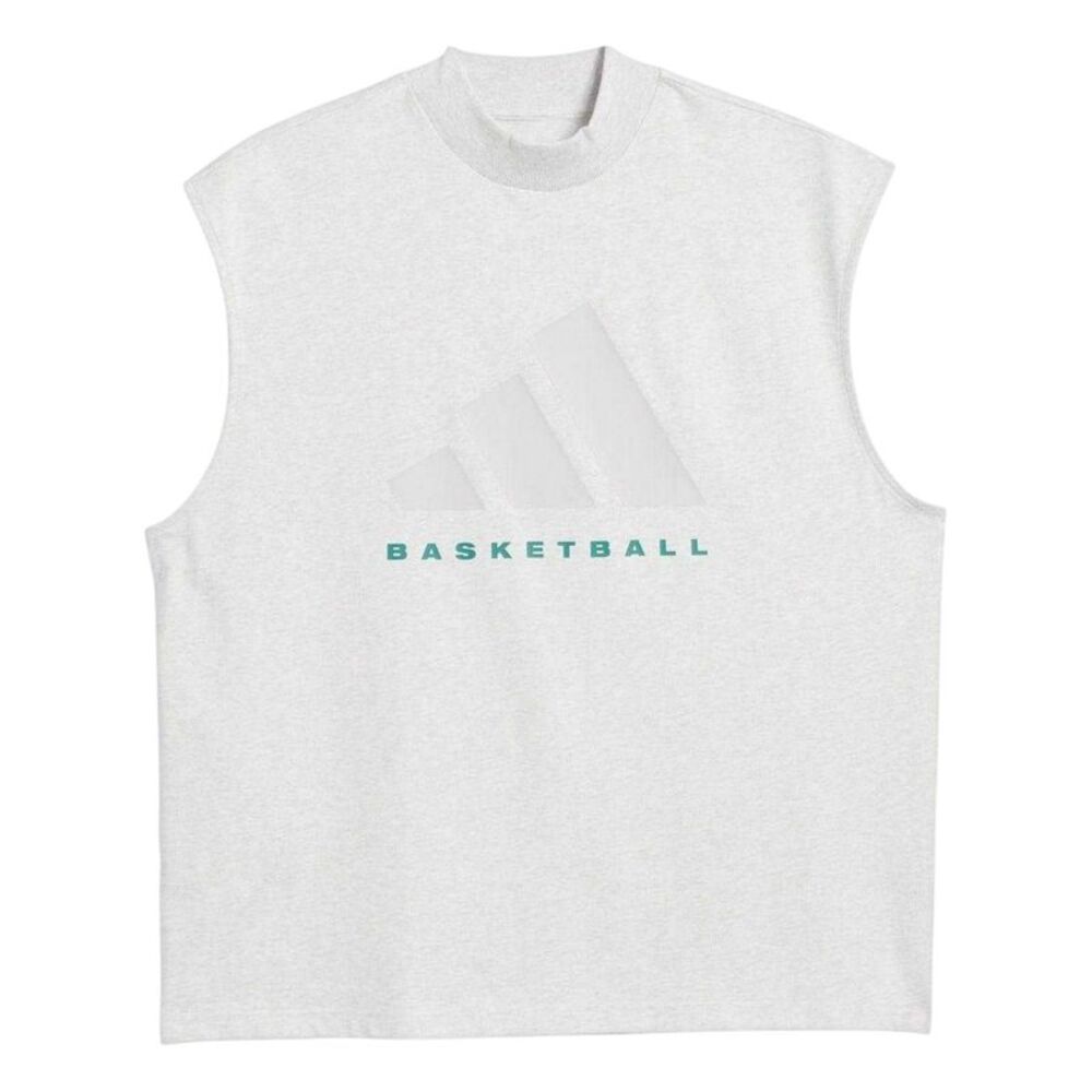 Adidas Unisex Adult Adi Cotton Basketball Tank Top / Gray